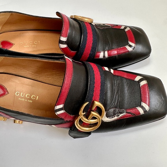 Authentic Gucci Marmont loafers in sz 37 - Picture 7 of 12